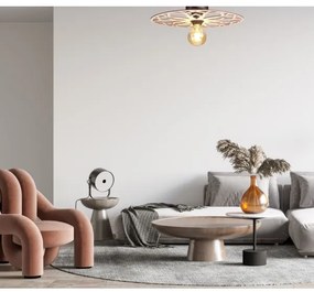 Lampadario a plafone FALCO 1xE27/60W/230V diametro 40 cm beige