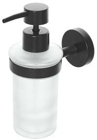 Dispenser sapone liquido a muro in acciaio nero opaco Chic Black