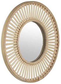 Eglo 425037 - Specchio da parete MITSUKE diam. 40 cm bambù
