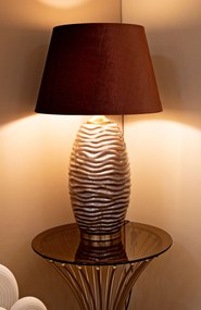 Lampada Da Tavolo Praga -B- Cm Ø 45,5X79 Elegante Design