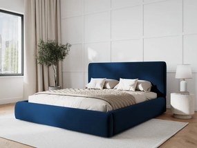 Letto contenitore Colonel con testiera in velluto – 200x200 cm