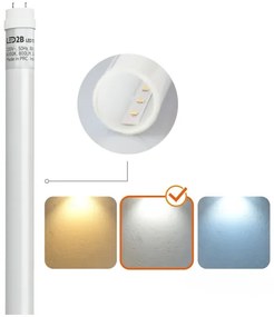 Lampada fluorescente tecnica LED T8 1xG13/18W/230V 4000K IP65 128 cm