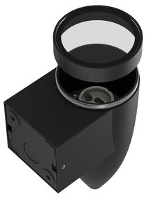 Applique da Parete a Cono per esterni, IP65 GU10 - Nera Colore del corpo Nero