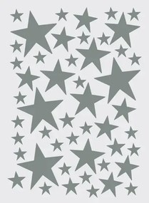 Ferm Living Adesivo murale Mini Stars - Grau