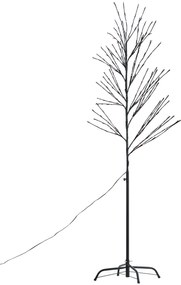 Albero di Natale nero 200 cm incl. LED IP44 - Vixen
