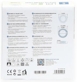 Aigostar - LED Plafoniera LED/6W/230V diametro 12,3 cm 4000K bianco