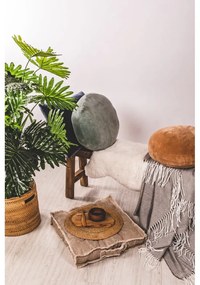 Cuscino decorativo in microfibra marrone-arancio Marshmallow, ø 40 cm - Tiseco Home Studio
