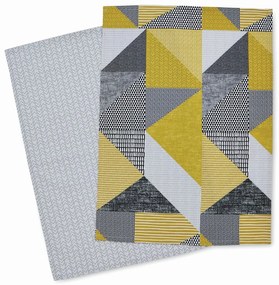 Set di strofinacci in cotone 2 pz 50x70 cm Larsson Geo – Catherine Lansfield