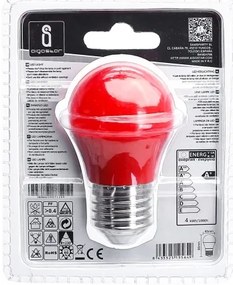 Lampadina LED G45 E27/4W/230V rossa - Aigostar