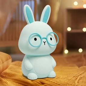 Lampada a LED RGBW dimmerabile per bambini FLORKA LED/1W/5V USB 1200 mAh blu