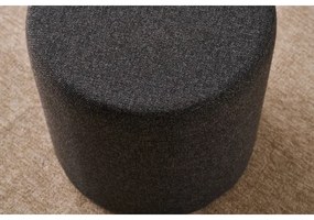 Pouf RONDO Ø 40 cm, marrone scuro