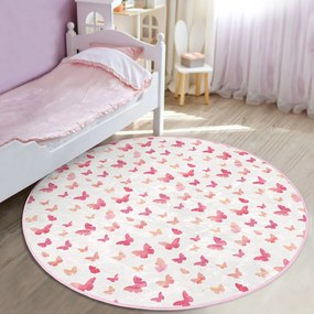 Tappeto rosa per bambini ø 100 cm Comfort - Mila Home