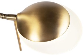 Lampada da terra moderna bronzo con LED e dimmer - Lexus
