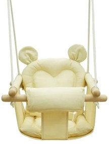 2Kids Toys - Altalena tessile per bambini color crema/faggio