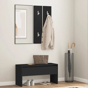 Set Di Mobili Da Corridoio Nero İn Legno Multistrato /