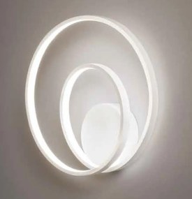 Perenz Ritmo 6619 - applique da parete in bianco, grigio o cannella
