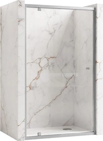 Porta doccia Rea Primo Swing 80 Chrome