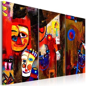 Quadro dipinto Abstract Carnival