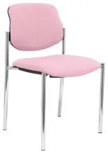 Sedia per Reception Villalgordo PC BALI710 Ecopelle Rosa