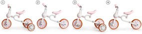 Bicicletta per bambini, bicicletta in rosa Ecotoys 4in1