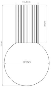 Sollux SL.1748 - Plafoniera da bagno HALO 1xG9/8W/230V IP44 rosso