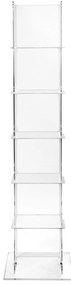 Mobiletto 5 Ripiani Babel 35x152x30cm trasparente Iplex