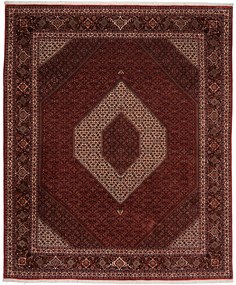 Bidjar Tappeto 250x300 Rosso (Iran) Annodato A Mano