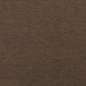 Poggiapiedi marrone 45x29,5x35 cm in tessuto