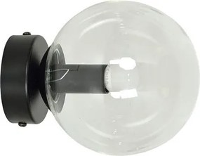 Lampada da Parete ROSSI K1 BL E14 GrafiteTrasparente Miele