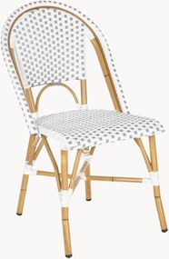 Set di 2 sedie da pranzo da giardino impilabili Salcha