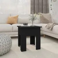 Tavolino da Salotto Nero 40x40x42 cm in Truciolato cod mxl 22969