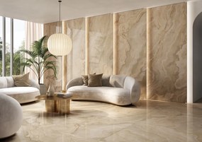 La Fabbrica Ava Onice Iride Ambra Lapp/Rett 120X120 - 0173034