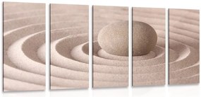 Quadri 5 pezzi – Pietra rilassante