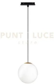 Sospensione per binario magnetico e sfera d.15cm oro led 3000k 624l...