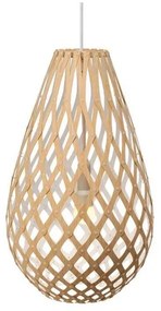 Koura Lampada a Sospensione H50 Bianco 1 Lato - David Trubridge