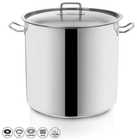 Pentola per conserve in acciaio inox con coperchio incluso 22 l Stock – Orion