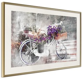 Poster  Flower Delivery  Cornice Quadri Cornice d'oro con passe-partout, Larghezza x Altezza Home decor 30x20