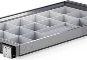 Porta cravatte/cinture grigio