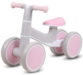 Bici a spinta KVADROLET grigio/rosa