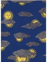 Cole & Son Carta da parati Soli e Nuvole - Yellow/ Blue