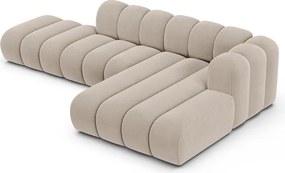 Divano angolare beige ad angolo destro Lupine - Micadoni Home