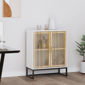 Credenza Bianca 60x30x75 Cm İn Legno Multistrato /