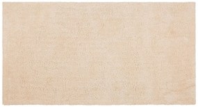 Tappeto shaggy beige chiaro 80 x 150 cm DEMRE Beliani