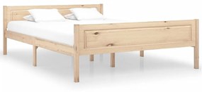 Giroletto Senza Materasso 160x200 Cm İn Legno Massello Di Pino /