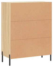 Credenza Rovere Sonoma 69,5x34x90 cm in Legno Multistrato