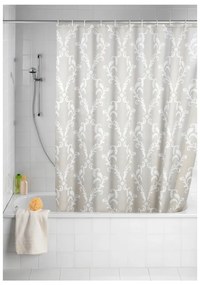 Tenda da doccia grigia con finitura antimuffa , 180 x 200 cm Baroque - Wenko