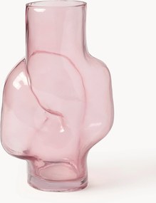 Vaso in vetro fatto a mano Gleam, Alt. 32 cm
