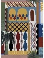 Coordonne Carta da parati Majorelle - Mustard