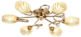 Brilagi - Lampadario a plafone MEGAPOLIS 6xE14/60W/230V oro