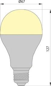 Lampadina LED LEDSTAR ECO E27/12W/230V